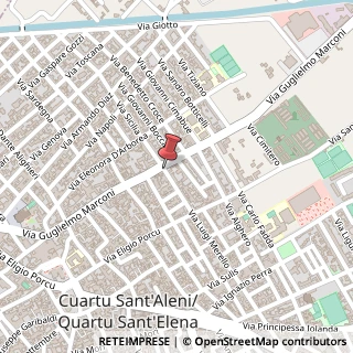 Mappa Via Luigi Merello,  9, 09045 Quartu Sant'Elena, Cagliari (Sardegna)