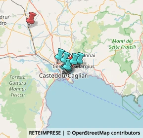 Mappa Via Guglielmo Marconi, 09044 Quartucciu CA, Italia (22.48846)
