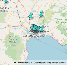 Mappa Piazza dei Castellani, 09121 Cagliari CA, Italia (8.09091)