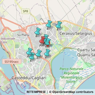 Mappa Piazza Edmondo De Amicis, 09134 Cagliari CA, Italia (1.29455)