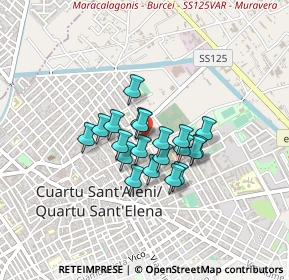 Mappa Via Carlo Fadda, 09045 Quartu Sant'Elena CA, Italia (0.309)