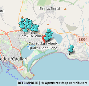 Mappa Via Carlo Fadda, 09045 Quartu Sant'Elena CA, Italia (3.37933)