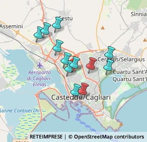 Mappa Via delle Langhe, 09121 Cagliari CA, Italia (3.0975)