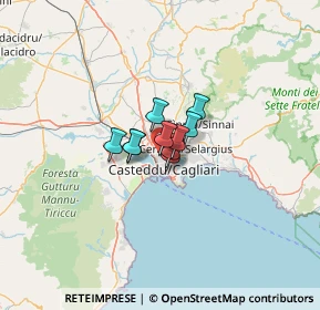 Mappa Via delle Langhe, 09121 Cagliari CA, Italia (12.71909)