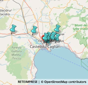 Mappa Via delle Langhe, 09121 Cagliari CA, Italia (6.87182)