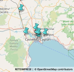 Mappa Via delle Langhe, 09121 Cagliari CA, Italia (28.95)