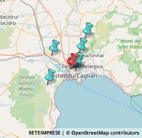 Mappa Via delle Langhe, 09121 Cagliari CA, Italia (17.84545)