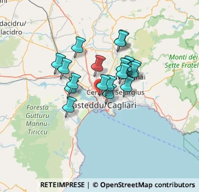 Mappa Via del Mandrolisai, 09121 Cagliari CA, Italia (10.23842)