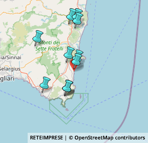 Mappa Via delle Ginestre, 09043 Muravera CA, Italia (13.42273)