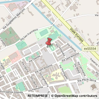 Mappa Via Lussemburgo, 1, 09045 Quartu Sant'Elena, Cagliari (Sardegna)