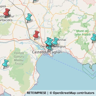 Mappa Via Montecassino, 09134 Cagliari CA, Italia (21.87727)