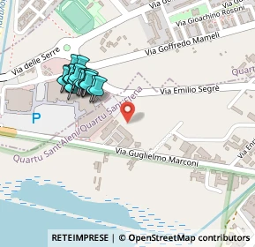 Mappa Km 6.500 Viale Guglielmo Marconi, 09045 Quartu Sant'Elena CA, Italia (0.2525)