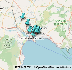 Mappa Km 6.500 Viale Guglielmo Marconi, 09045 Quartu Sant'Elena CA, Italia (5.96)