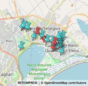 Mappa Km 6.500 Viale Guglielmo Marconi, 09045 Quartu Sant'Elena CA, Italia (1.43632)
