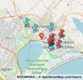 Mappa Km 6.500 Viale Guglielmo Marconi, 09045 Quartu Sant'Elena CA, Italia (1.33692)