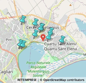 Mappa Km 6.500 Viale Guglielmo Marconi, 09045 Quartu Sant'Elena CA, Italia (1.58545)