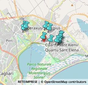 Mappa Km 6.500 Viale Guglielmo Marconi, 09045 Quartu Sant'Elena CA, Italia (1.38538)