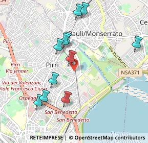 Mappa Via delle Fosse Ardeatine, 09134 Cagliari CA, Italia (1.10182)