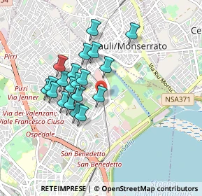 Mappa Via delle Fosse Ardeatine, 09134 Cagliari CA, Italia (0.821)