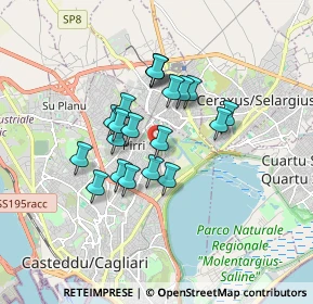 Mappa Via delle Fosse Ardeatine, 09134 Cagliari CA, Italia (1.43)