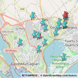 Mappa Via del Risorgimento, 09134 Cagliari CA, Italia (2.36294)