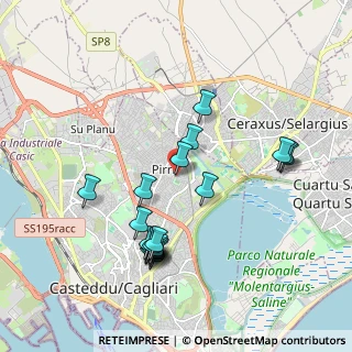Mappa Via del Risorgimento, 09134 Cagliari CA, Italia (2.1365)