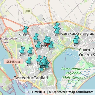 Mappa Via del Risorgimento, 09134 Cagliari CA, Italia (1.8775)