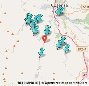 Mappa SP 257, 87030 Carolei CS, Italia (3.873)