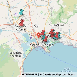 Mappa Via Monferrato, 09122 Cagliari CA, Italia (6.81)