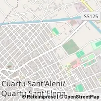 Map Quartu Sant'Elena