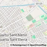Kaart Quartu Sant'Elena