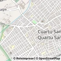 Mapa Quartu Sant'Elena