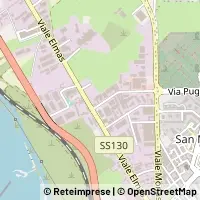 Kaart Cagliari
