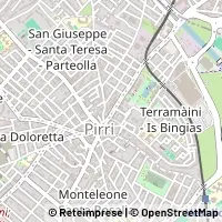 Kaart Cagliari