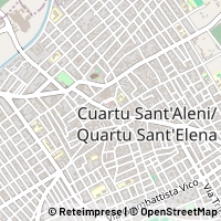 Mapa Quartu Sant'Elena