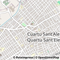 Mapa Quartu Sant'Elena