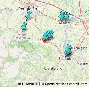 Mappa Via Lorenzelli, 42019 Scandiano RE, Italia (6.87231)