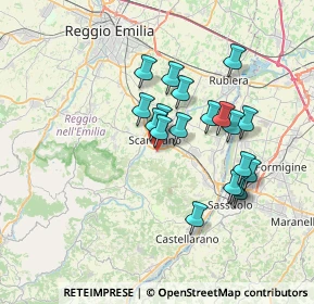 Mappa Via Lorenzelli, 42019 Scandiano RE, Italia (6.17421)