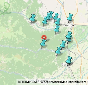 Mappa 12020 Isasca CN, Italia (7.77875)