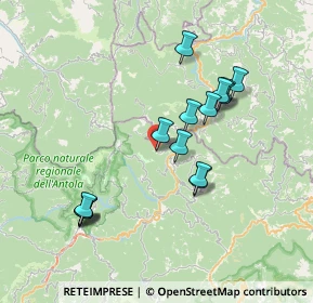 Mappa Località Fontanarossa, 16028 Rovegno GE, Italia (7.07067)