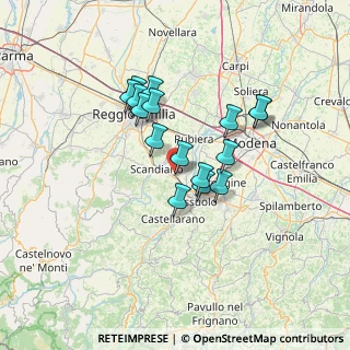 Mappa Via Don Giovanni Minzoni, 42013 Casalgrande RE, Italia (11.16875)
