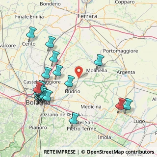 Mappa Via Viazza Sinistra, 40054 Budrio BO, Italia (18.853)