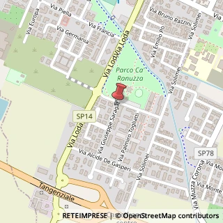Mappa Via Giuseppe Saragat,  3, 41013 Castelfranco Emilia, Modena (Emilia Romagna)