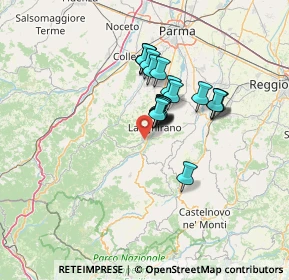 Mappa Strada Quinzano Sotto, 43013 Langhirano PR, Italia (9.5705)