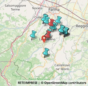 Mappa Strada Quinzano Sotto, 43013 Langhirano PR, Italia (11.019)