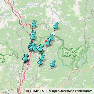 Mappa SP 9, 16010 Crocefieschi GE, Italia (6.4975)
