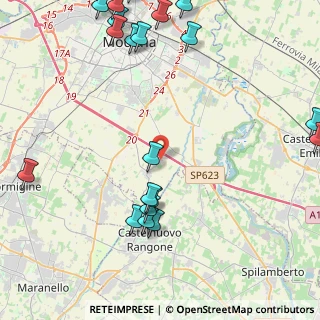 Mappa Via Marsala, 41126 Modena MO, Italia (5.9805)
