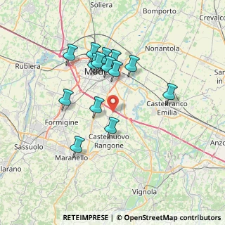 Mappa Via Marsala, 41126 Modena MO, Italia (6.66071)