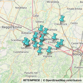 Mappa Via Marsala, 41126 Modena MO, Italia (10.68813)