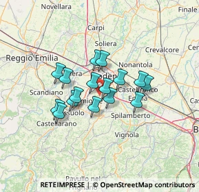 Mappa Stradello dei Frati, 41051 Castelnuovo Rangone MO, Italia (9.71125)